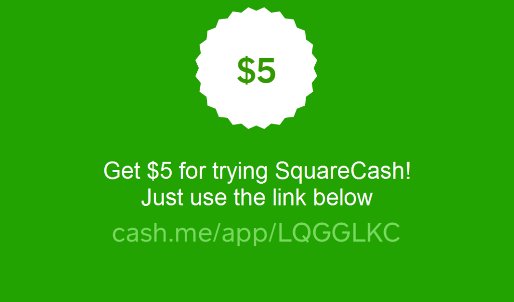 Square cash referral code