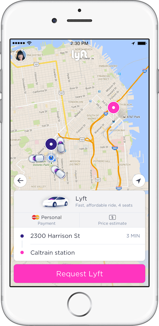 2 Lyft Promo code screen