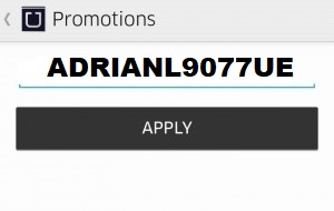 Uber coupon code existing users