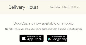 Doordash Delivery Hours