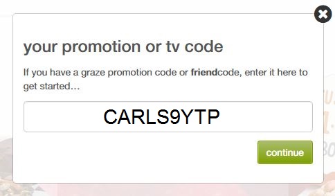 Graze reward code